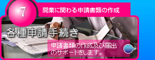 各種申請手続き